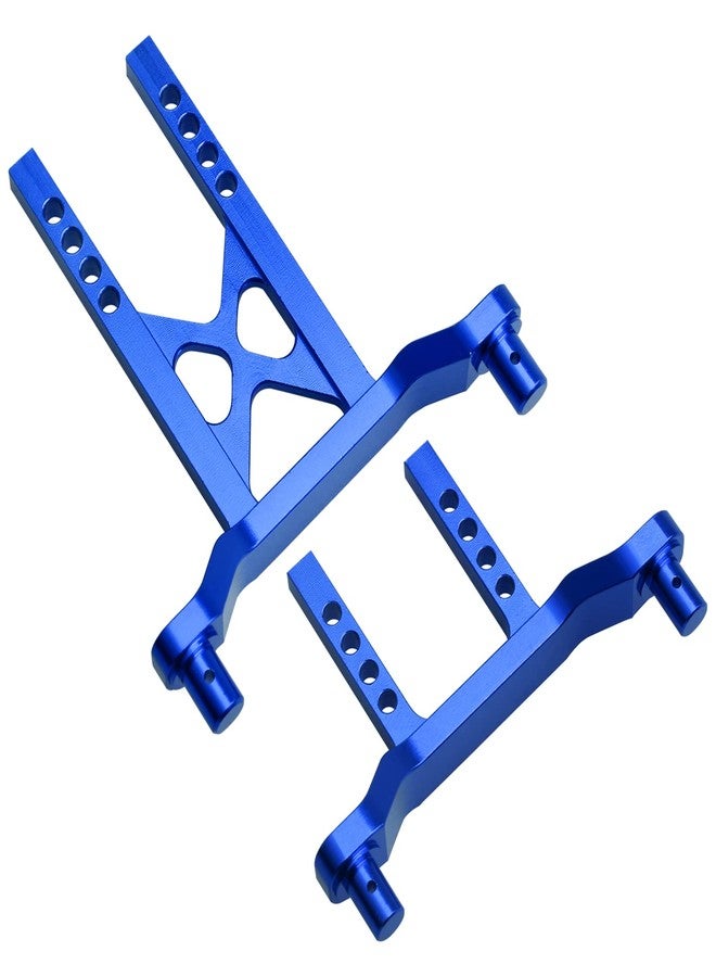 Hobbyfire Metal Aluminum Front & Rear Body Mounts Posts for 1/18 Traxxas LaTrax Teton SST, Replace Parts 7615 (Blue) - Image 4