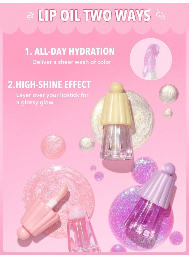 ROSE GOLD Moisturizing Lip Oil for Dry & Chapped Lips, Lightweight Non-Sticky Gloss with Natural Shine, Hydrating & Nourishing Lip Treatment, Suitable for Sensitive Lips, 6ml - Image 3