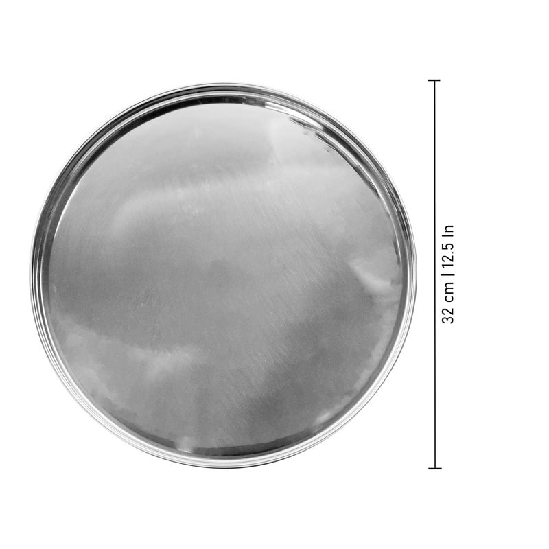 Spillbox طقم صينية عشاء من الفولاذ المقاوم للصدأ والنحاس المحفور من سبيل بوكس مكون من 6 قطع - Image 5