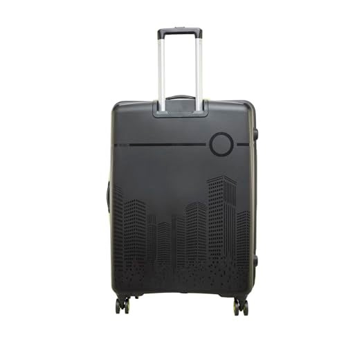 Skybags Polypropylene (Pp) Set of 3 (Small, Medium & Large) Hardshell Suitcase (57+67+79 Cm) | Luggage with 8 Spinner Wheel,TSA Lock,3D Print with Spacious Interior Luggage (Black, Set of 3) - Image 4