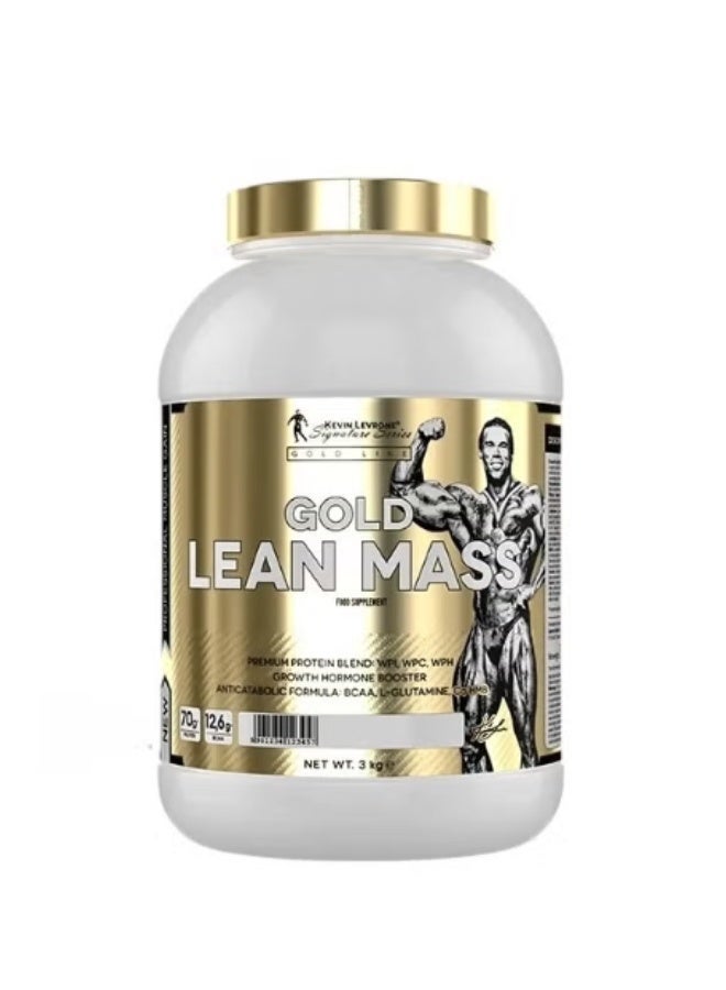 Gold Lean Mass Professional Muscle Gainer , Snikers Flavor, 3kg