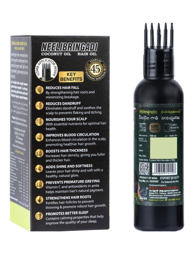 Kalan Neelibringadi Coconut Oil 100 Ml - Image 3