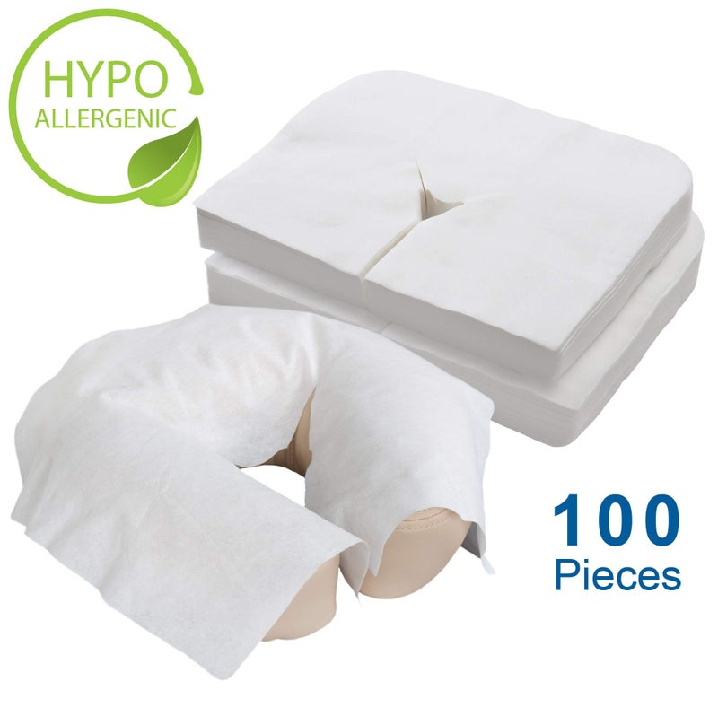 EARTHLITE Disposable Face Cradle Covers – Medical-Grade, Ultra Soft, Luxurious, Non-Sticking Massage Headrest Covers for Massage Tables & Massage Chairs - Image 2