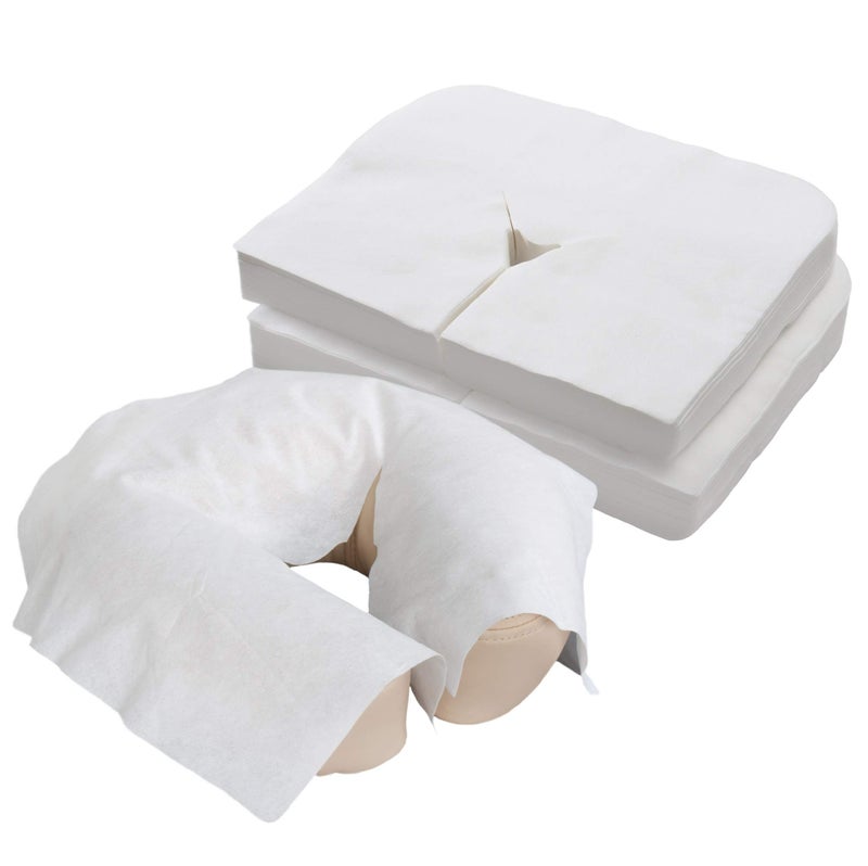 EARTHLITE Disposable Face Cradle Covers – Medical-Grade, Ultra Soft, Luxurious, Non-Sticking Massage Headrest Covers for Massage Tables & Massage Chairs - Image 1