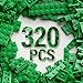 RWDTER 320 Piece Building Plate Bulk 8 Sizes of Mixed Classic Plate Parts Compatible with Lego and Other Brands Suitable for Boys and Girls Aged 6 Green - Image 2