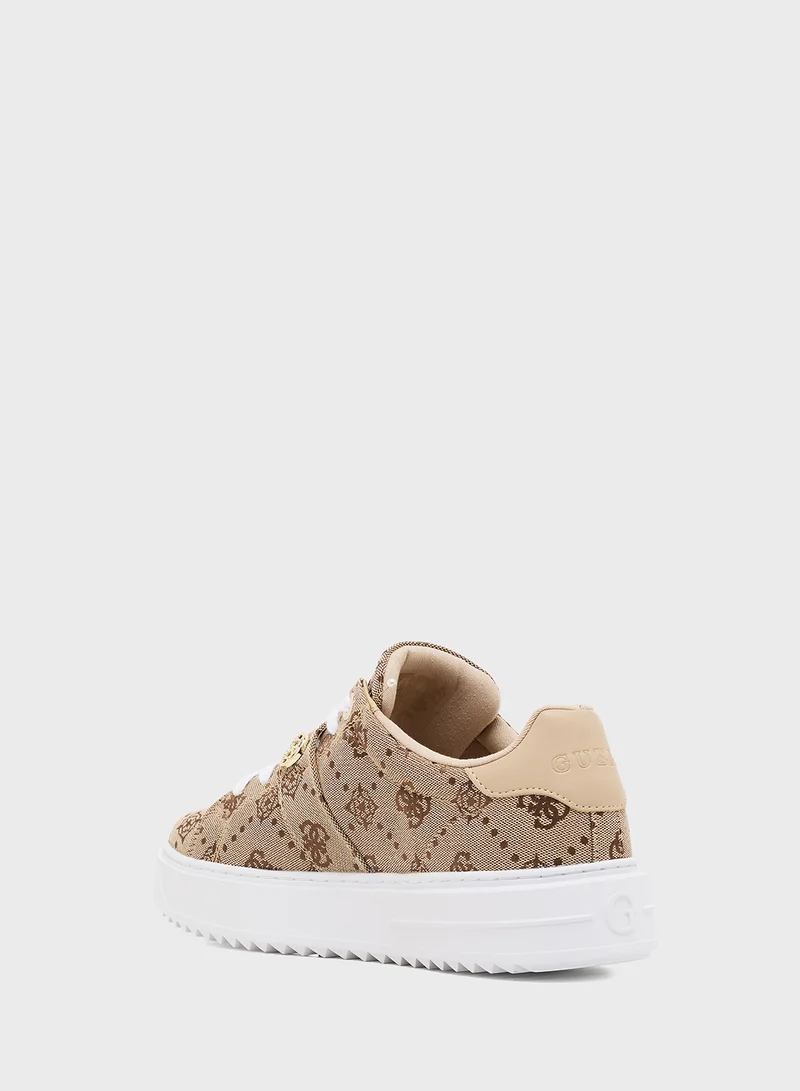 GUESS Lace Up Low Top Sneakers