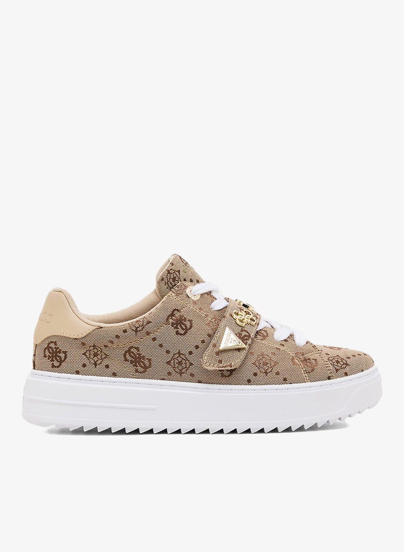 GUESS Lace Up Low Top Sneakers - Image 1