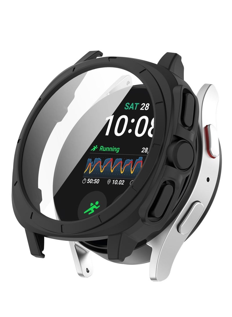 Protective Case for Samsung Galaxy Watch 7 Transforms Into Galaxy Watch Ultra PC Material Dustproof & Drop-proof (Black 44mm) - Image 1