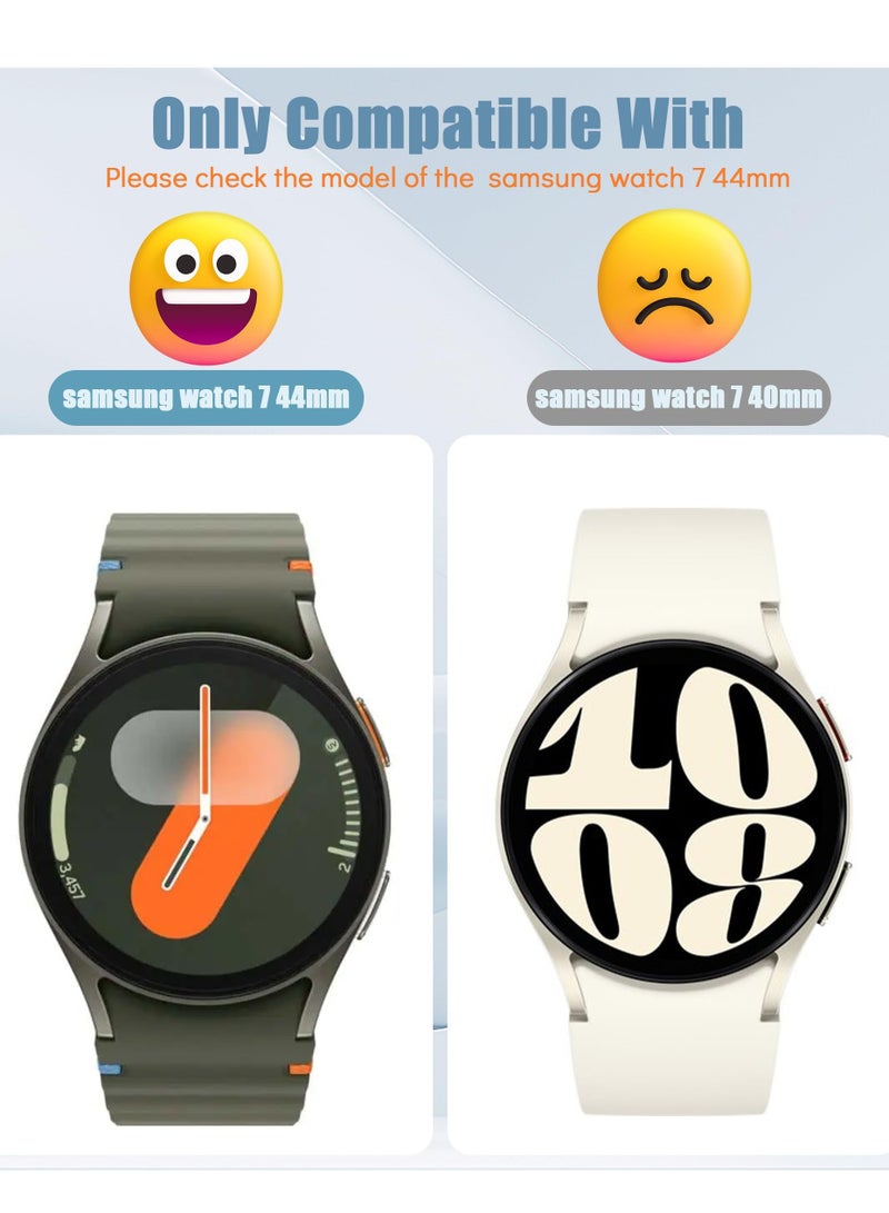 Protective Case for Samsung Galaxy Watch 7 Transforms Into Galaxy Watch Ultra PC Material Dustproof & Drop-proof (Black 44mm) - Image 2