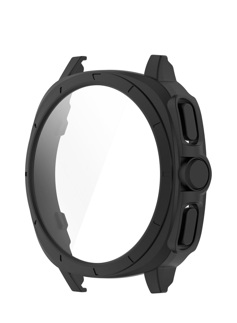 Protective Case for Samsung Galaxy Watch 7 Transforms Into Galaxy Watch Ultra PC Material Dustproof & Drop-proof (Black 44mm) - Image 4