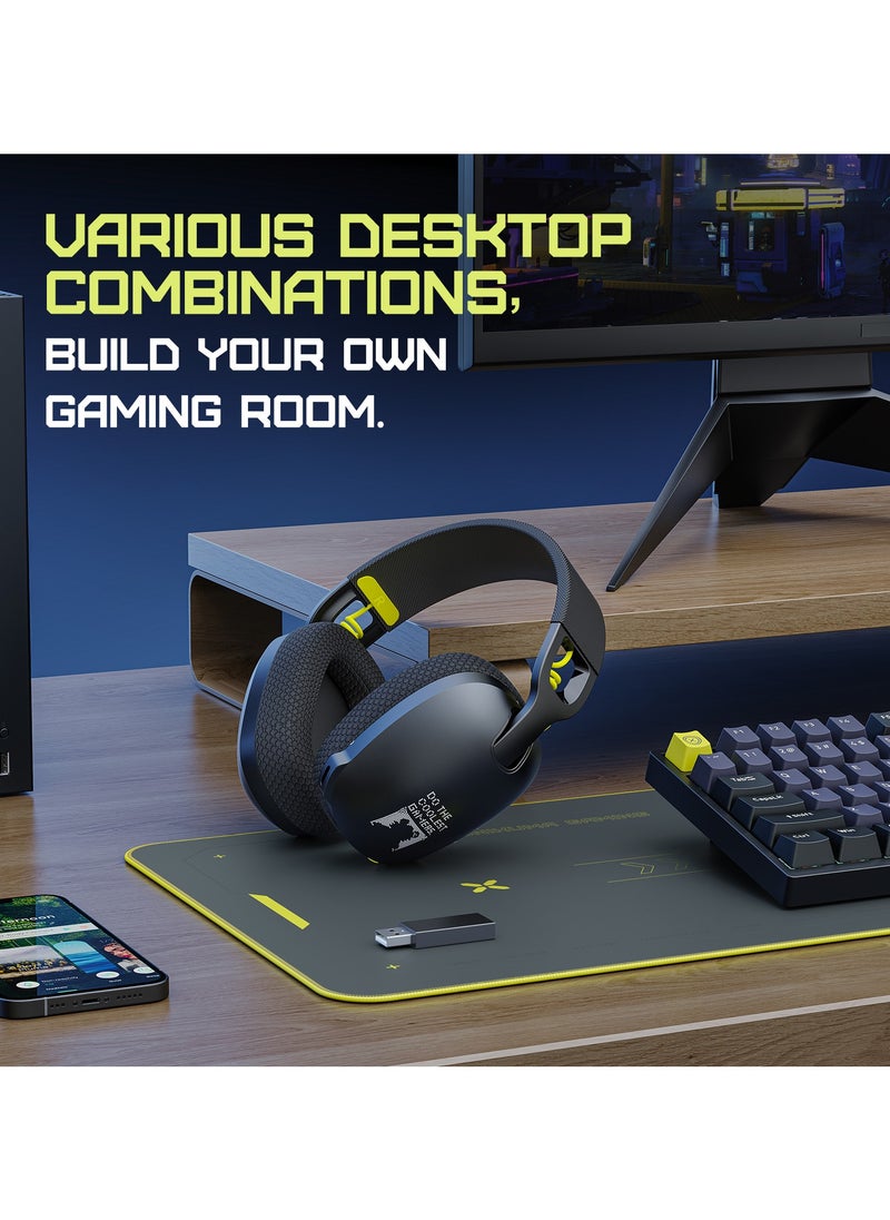 onikuma - B2 Wireless Gaming Headset with Microphone for PS4, PS5, PC, Switch, Mac - Image 1