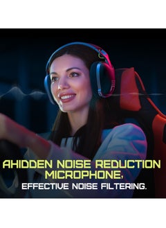 onikuma B2 Wireless Gaming Headset with Microphone for PS4, PS5, PC, Switch, Mac  - Image 5