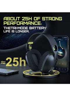 onikuma B2 Wireless Gaming Headset with Microphone for PS4, PS5, PC, Switch, Mac  - Image 4