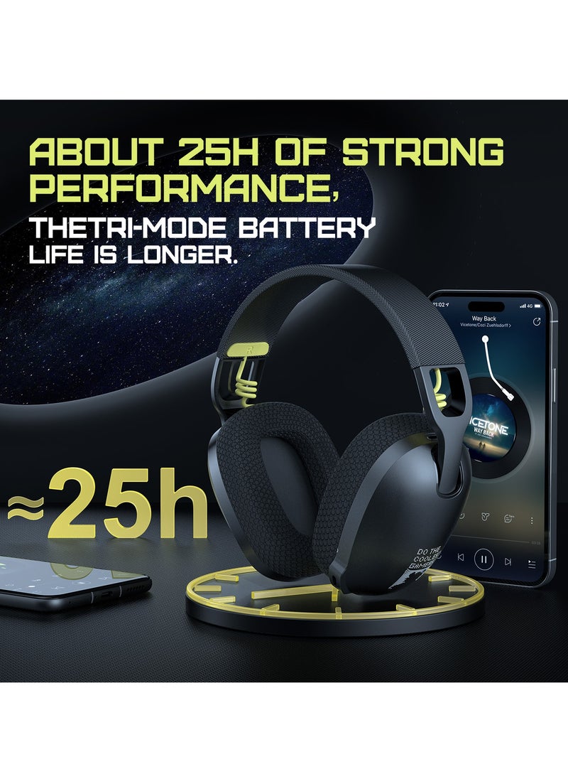 onikuma - B2 Wireless Gaming Headset with Microphone for PS4, PS5, PC, Switch, Mac - Image 1