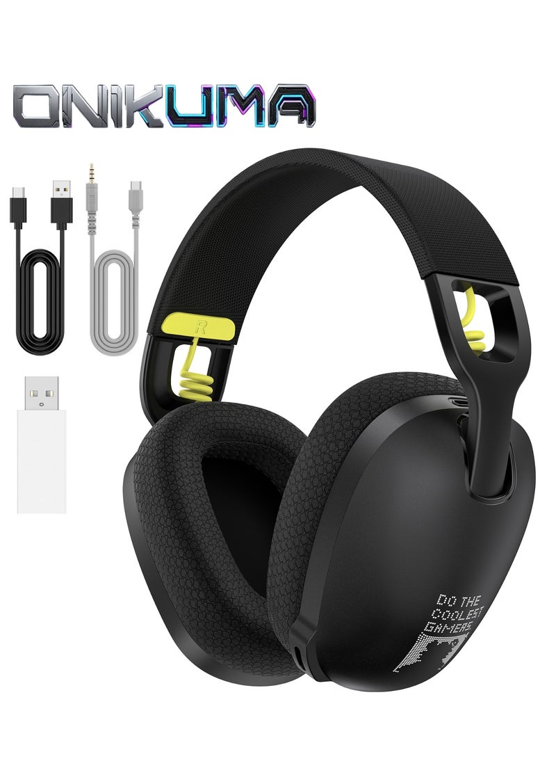 onikuma B2 Wireless Gaming Headset with Microphone for PC, Switch, Mac - Image 1