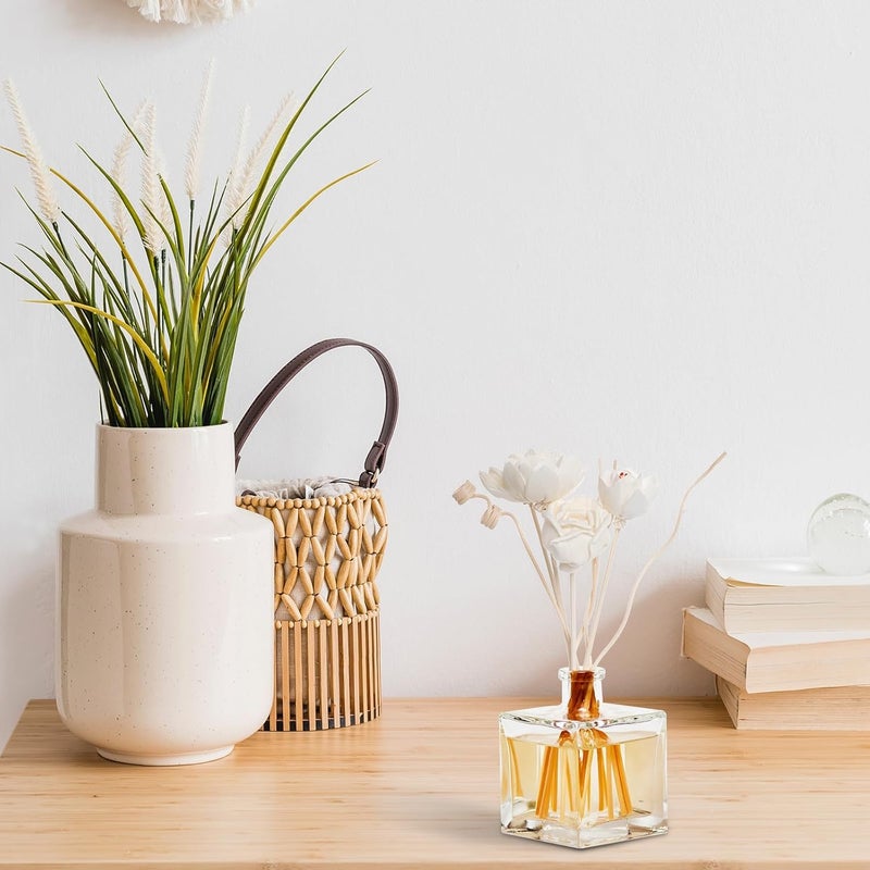 Excefore 14 Pcs Reed Diffuser Set, Reed Diffuser Sticks Flowers, Reed Diffuser Flower for Home Decor and Bathroom Decor, Aromatherapy,Luxury Scented for Home - Image 2