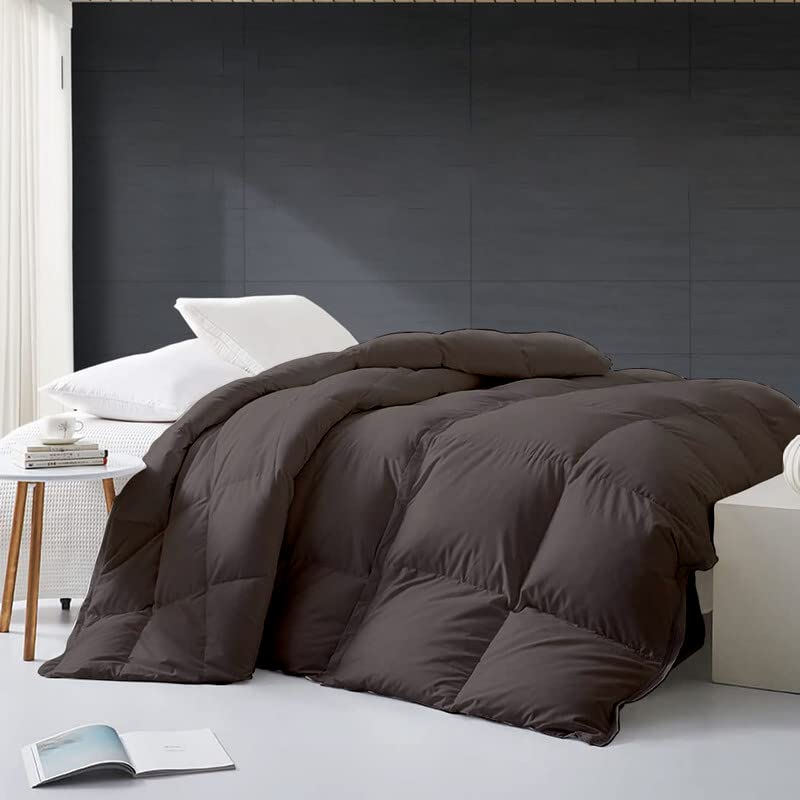 Razzai 500 GSM Winter Comforter Premium Collection Quilted Comforter (90" x 90" Inches/228cm x 228cm) - Queen Size Comforter|Dark Grey| TC - 400 - Image 2