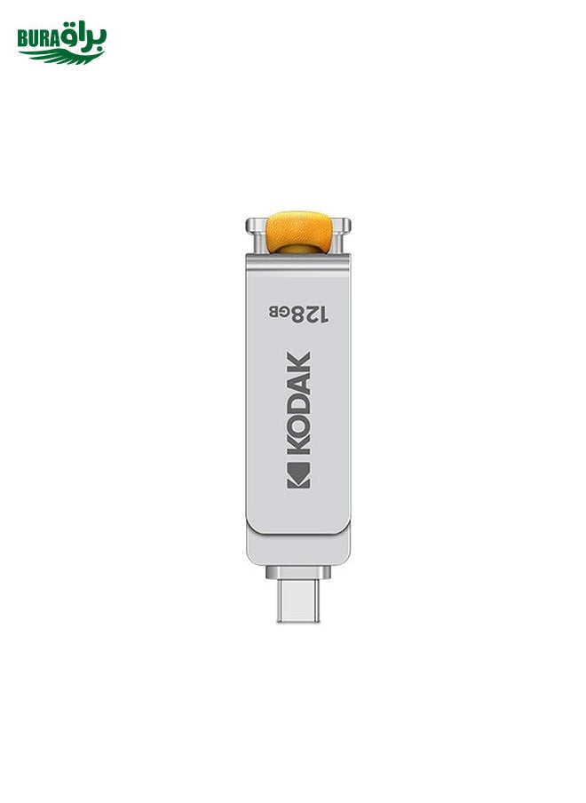 BURAQ Kodak K243C 2 In 1 Type-C/USB-C + USB3.1 High-speed Transfer U disk, Capacity: 128GB  - Image 1