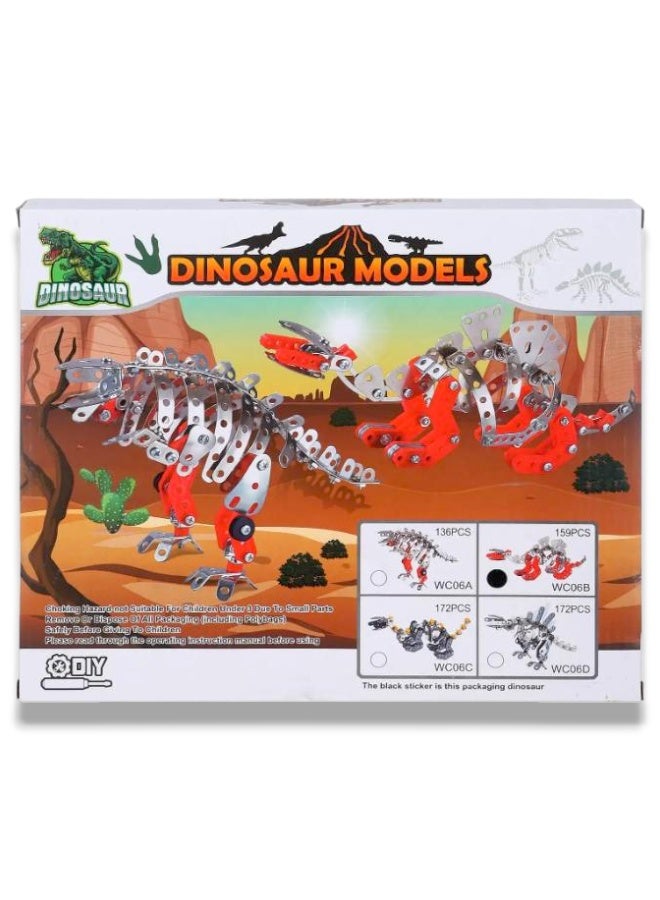 Dinosaur Meccano Metal Model Kit – 159 pcs - Image 3