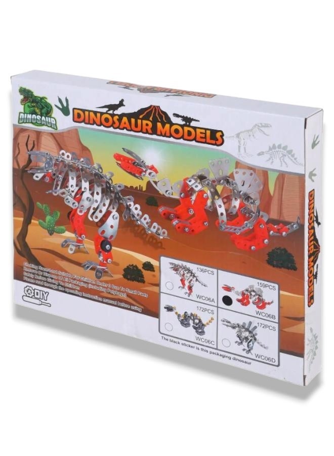 Dinosaur Meccano Metal Model Kit – 159 pcs - Image 2