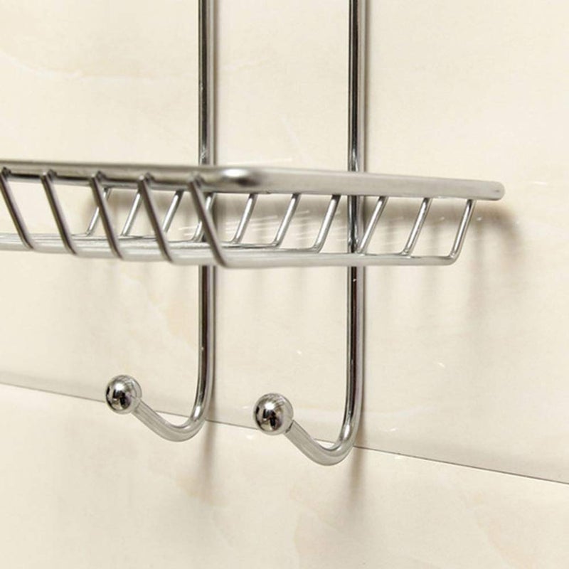 ADTALA Updated Design Steel Self Adhesive Hanging Shower Caddy Rack Storage Organizer (Multicolour) - Image 5