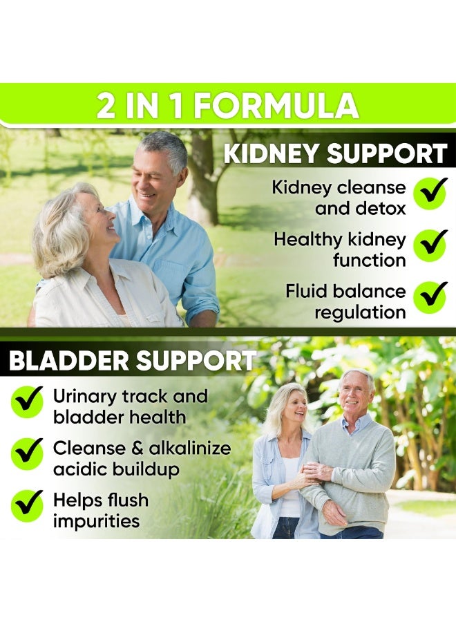 نوترا برو تنظيف وإزالة سموم الكلى ودعم المثانة - مكمل لدعم الكلى وترميمها مع عشبة تشانكا بيدرا (Chanca Piedra) والتوت البري (Cranberry) وتوت العرعر (Juniper Berries) لإزالة السموم وصحة المثانة. يكفي لمدة 60 يومًا. - Image 4