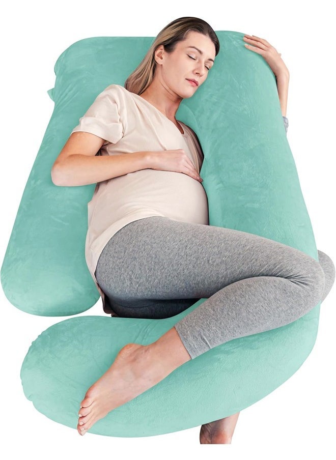 Arabest Pregnancy Pillows, U Shape Full Body Pillow with Removable Cover, Pregnancy Pillows for Sleeping, Body Pillows for Adults, Maternity Pillow and Pregnancy Must Haves  - Image 1
