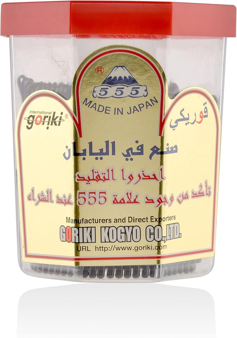 GORIKI Hair Pins Size Medium, 100g, Black - Image 1