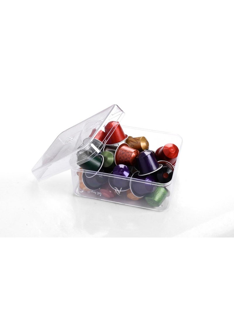 Nespresso Assorted Variety mix of Nespresso Coffee Capsules (20 Capsules + 2 Free) in an Acrylic box holder - Image 4