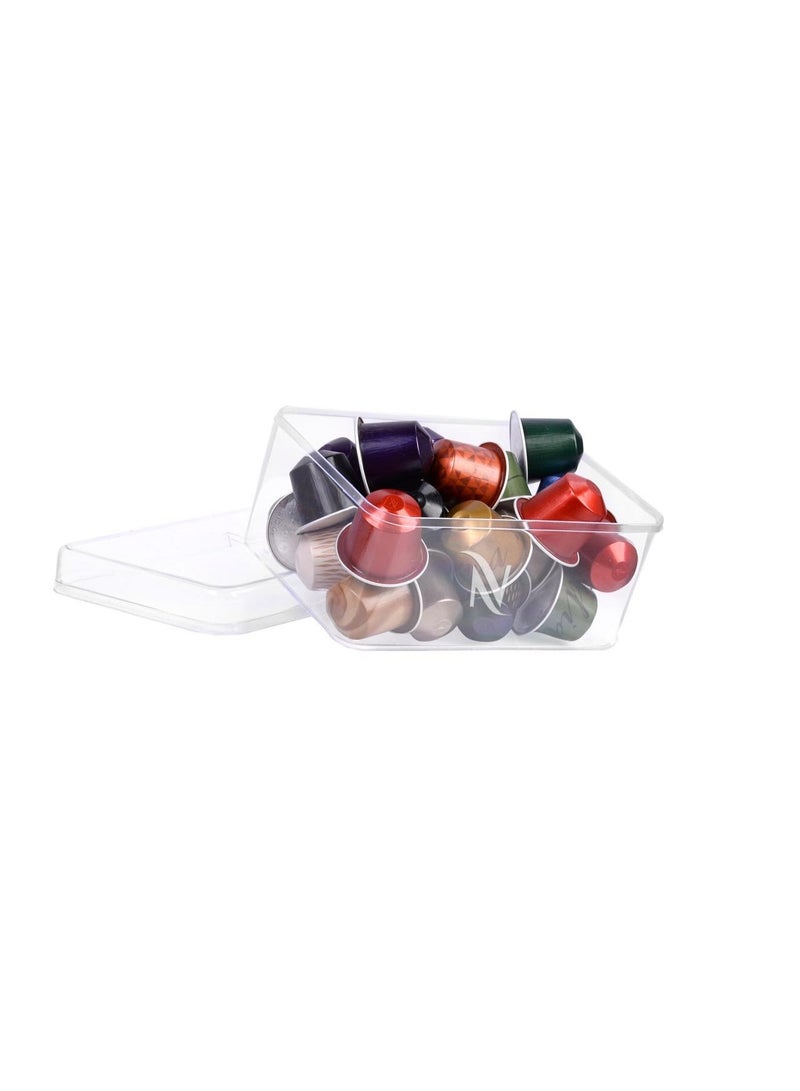 Nespresso Assorted Variety mix of Nespresso Coffee Capsules (20 Capsules + 2 Free) in an Acrylic box holder - Image 3