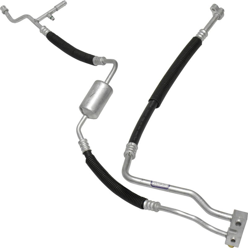 HA 10409C A/C Manifold Hose Assembly, Silver/Black