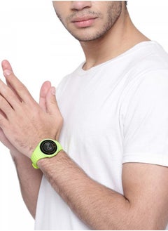 PUMA Faster Silicone Strap Digital Wrist Watch for Men PU P5030-42mm-Green  - Image 4