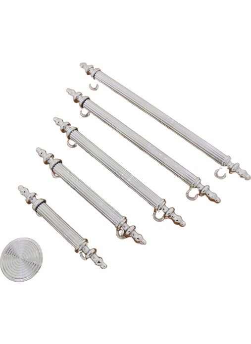 AZM Kumru Tall Handle Chrome 192 mm Cabinet Cloakroom  - Image 2