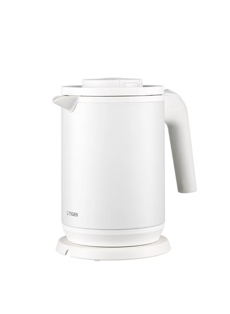 تايجر PCK-G10C غلاية كهربائية أوتوماتيكية - بلا بخار ، هادئة جدا ، مغلية سريعة ، سعة 1 لتر للاستخدام المنزلي أبيض - Image 1