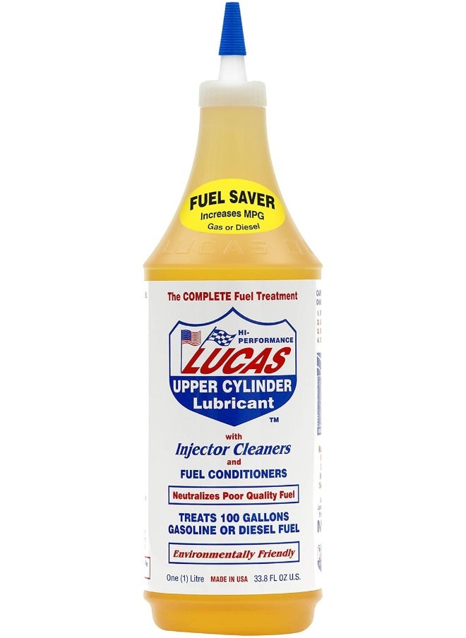 LUCAS OIL معالجة الوقود للأسطوانة العلوية من لوكاس أويل 40003 - 1 لتر 