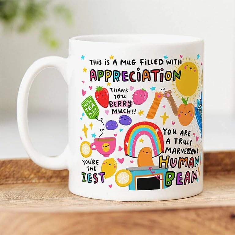 DAYS Thank You and Show You Care with Our Mug of Appreciation. Printed with Punny Thank Yous, It's The Perfect Surprise for - Image 1
