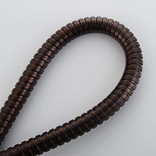 TRIPHIL Kink-free Shower Hoses for Handheld Showerhead Hose Replacement Flexible Metal Shower Tube Extension 360 Degree Swivel Anti-twist Brass Nuts Stainless Steel Sleeve Oil Rubbed Bronze 59 Inches - Image 5