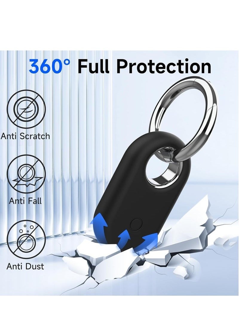 Compatible with Samsung Smart tag 2 case, Silicone Protective Case for Galaxy Smart Tag 2 with Key Ring, Anti-Scratch for Backpacks, Car Keys,Luggage, Valuables and More (2-pack) - Image 2