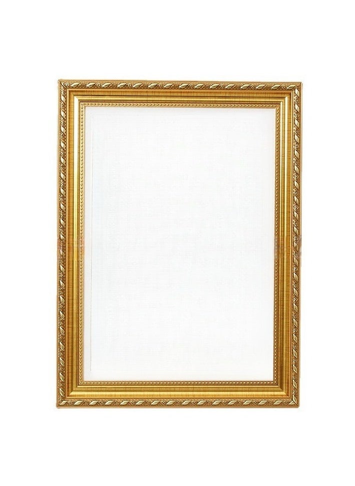 Generic - Pack of 2, A4 Photo Frame, Minimalist Rectangular Photo Picture Frame, 21x30centimeter, Gold - Image 1