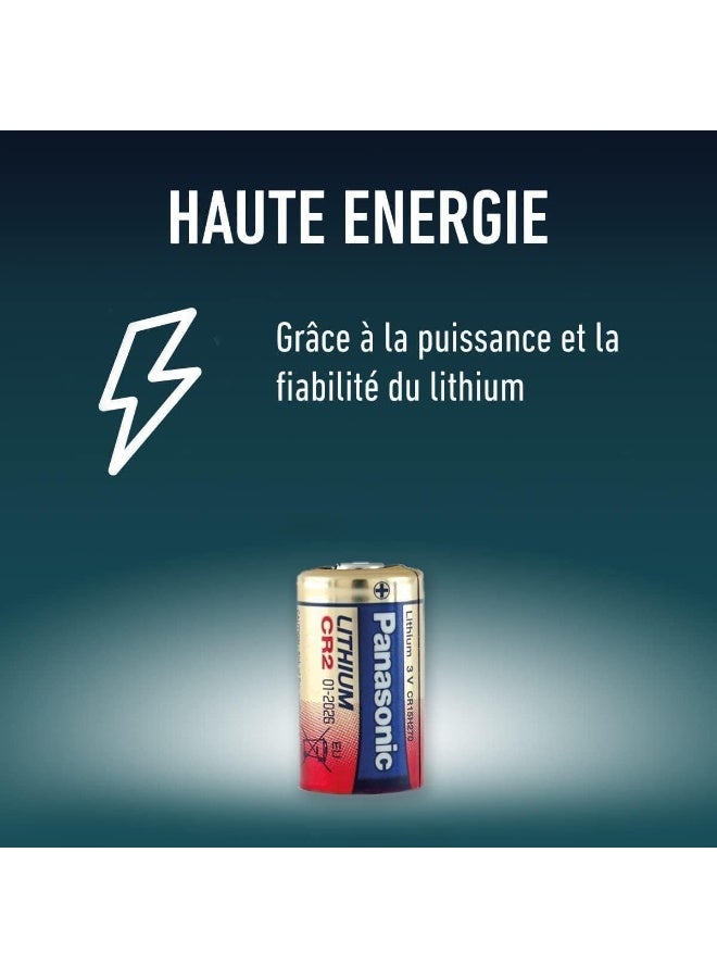 Panasonic CR2 Lithium Battery 3V (1-Pack) - High Power for Cameras, Golf Rangefinders & Smart Sensors - Long Lasting Photo Power (CR-2W/1BE) - Image 4