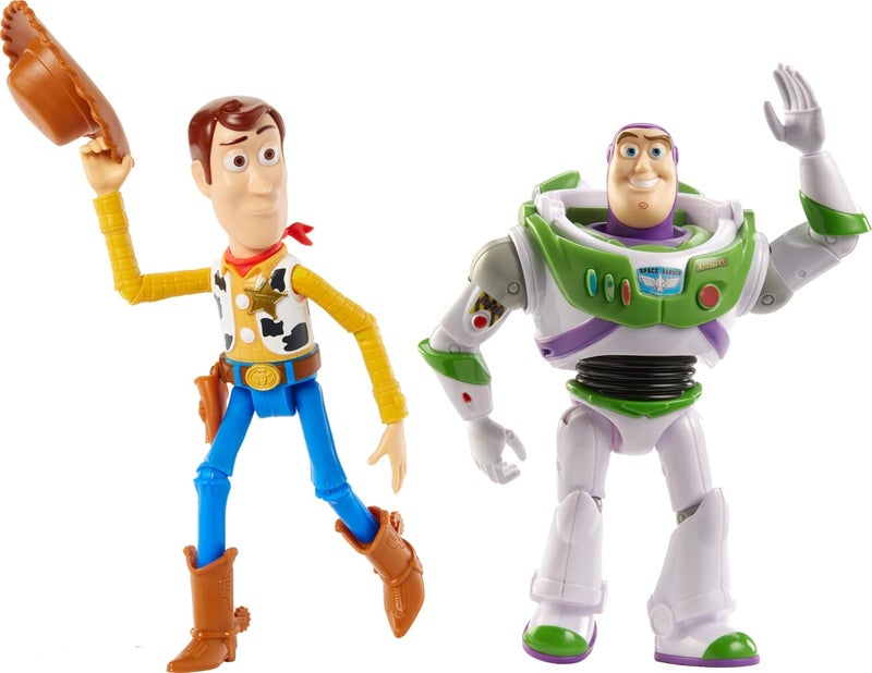 Disney Pixar Disney and Pixar Toy Story Woody and Buzz Action Figure 2-Pack - Pizza Planet Adventure - Image 2