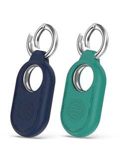 SANMUGEED 2 Pack Holder Case Compatible with Samsung Galaxy SmartTag 2 with Key Ring  - Image 1