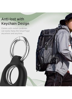 SANMUGEED 2 Pack Holder Case Compatible with Samsung Galaxy SmartTag 2 with Key Ring  - Image 5