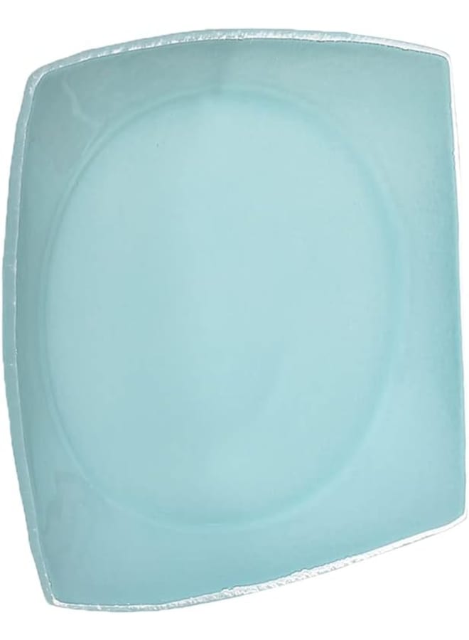 Rosa By Fathy Mahmoud Sega High Quality Glass Plate, 19 * 19Cm - Quadrado Turquoise - Image 3