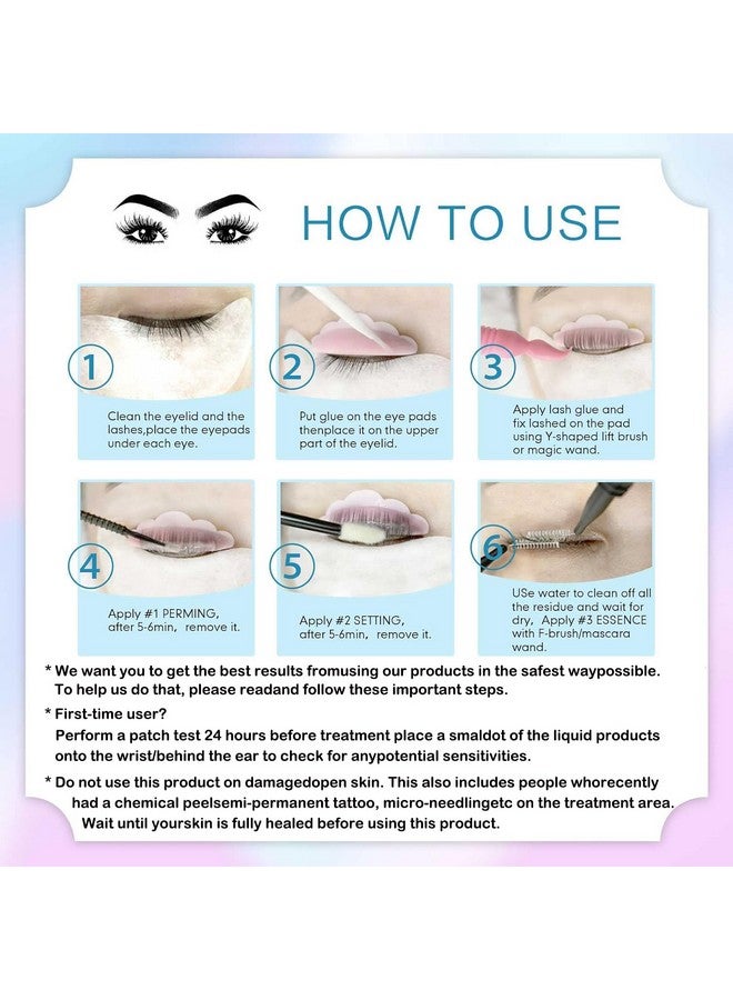 پيرمانيا مجموعة رفع الرموش، مجموعة بيرمانيا لتمويج الرموش، مجموعة احترافية لتمويج الرموش، مجموعة تصفيح الحواجب، الكل في واحد مناسب للاستخدام في الصالون والمنزل، يدوم طويلًا لمدة 6 أسابيع - Image 4