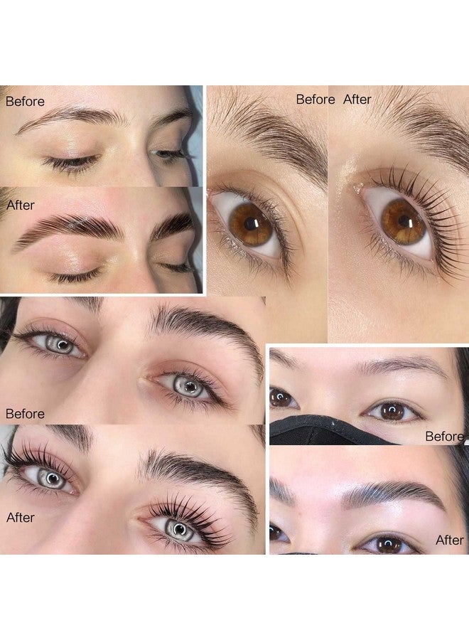 پيرمانيا مجموعة رفع الرموش، مجموعة بيرمانيا لتمويج الرموش، مجموعة احترافية لتمويج الرموش، مجموعة تصفيح الحواجب، الكل في واحد مناسب للاستخدام في الصالون والمنزل، يدوم طويلًا لمدة 6 أسابيع - Image 2