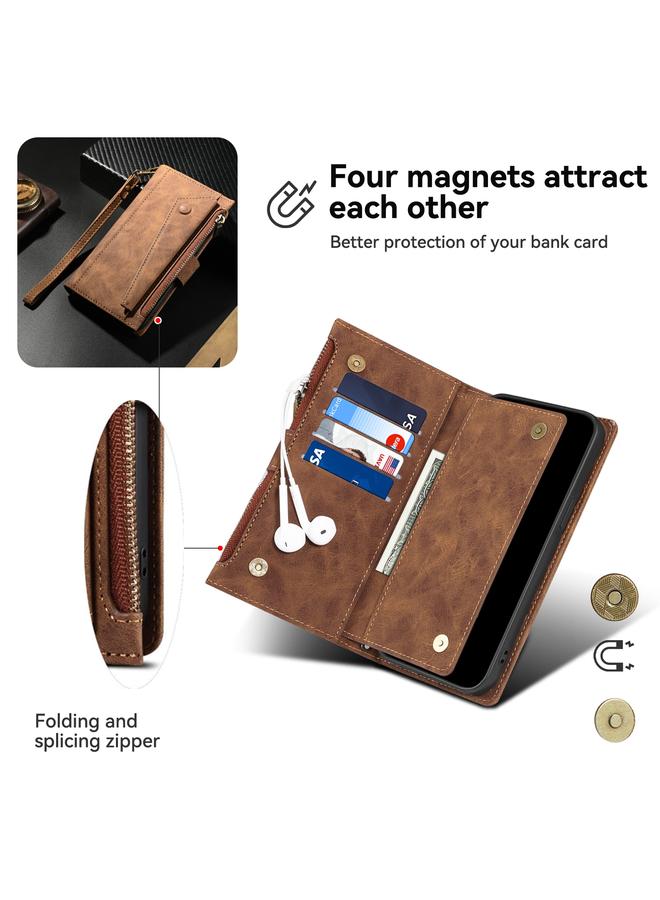 erorex Case For Samsung Galaxy A56 5G Retro Frosted RFID Flip Leather Phone Case - Image 5