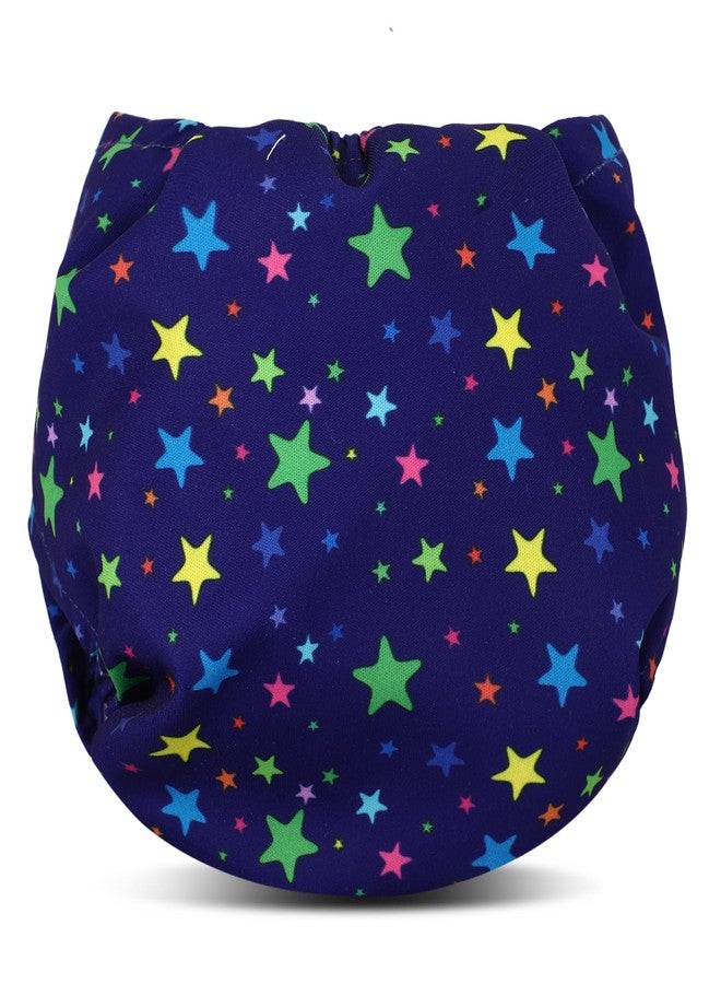 Deedry Oeko-Tex Certified Baby Cloth Diapers Washable & Reusable Diapers with Adjustable Snap Buttons | 3 Months- 3 Years |(With 2 Inserts, Combo of 2) - Image 3