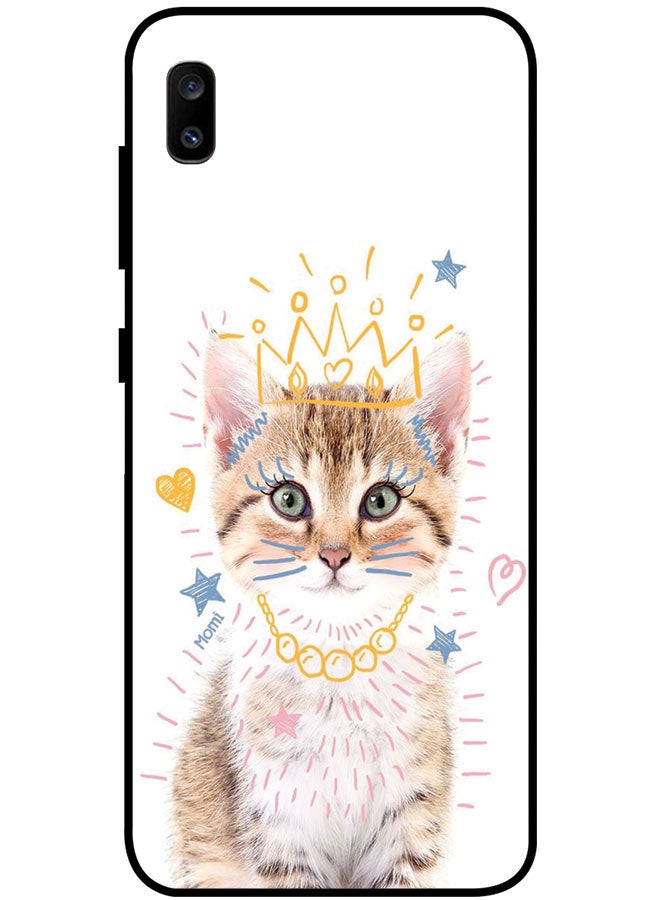 EYE CATCH Protective Case Cover For Samsung Galaxy A20 Smart Series Printed Protective Case Cover for Samsung A20 Cat Queen - Image 1