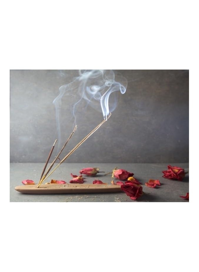 Premium Incense Sticks, Mukhallat Zafran (Saffron Fragrance),50g, Aromatherapy, Kesar Agarbatti, Smoke burning, 45 minutes Lasting Relaxing Notes for Home, Office, Dinner Nights, Celebration events  - Image 3